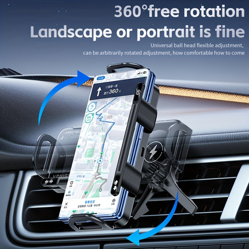 2024 15W Wireless Fast Charging Car Holder for Samsung Galaxy Z Fold Series