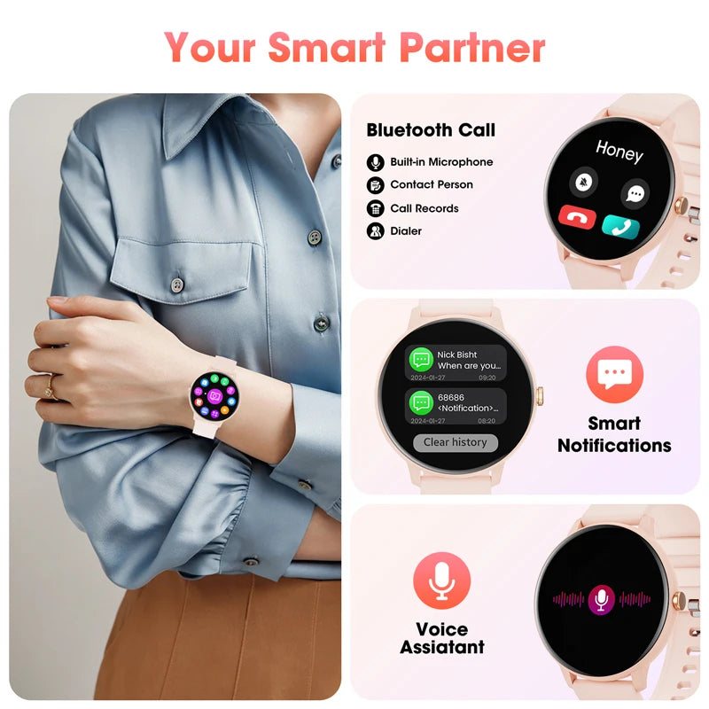 Karchilor 2024 Smartwatch – Bluetooth Call, 1.39