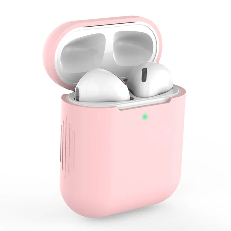 Silicone cases protect AirPods with style.