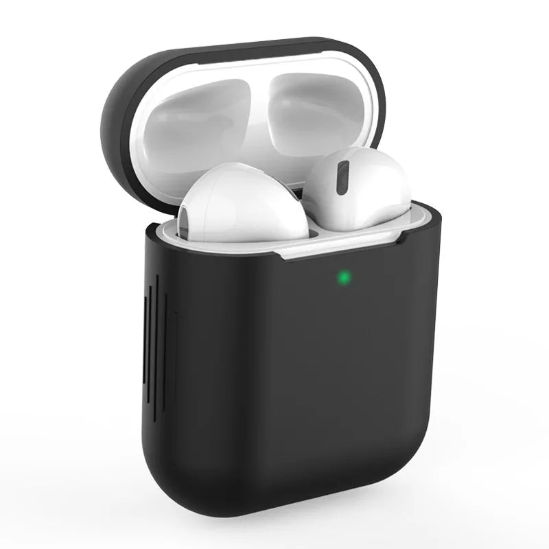 Silicone cases protect AirPods with style.