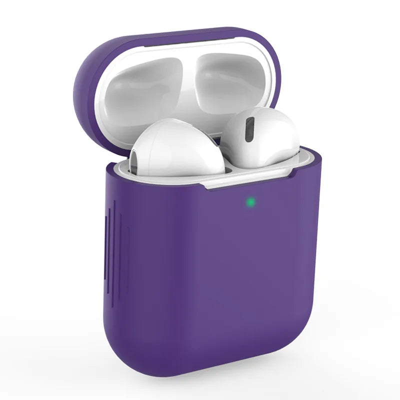 Silicone cases protect AirPods with style.