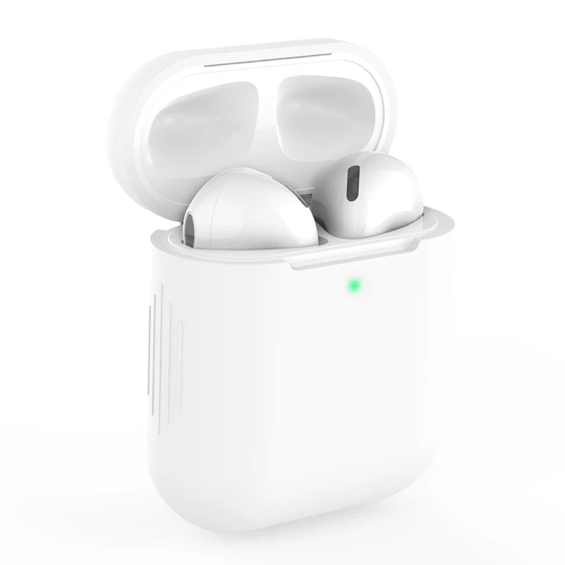 Silicone cases protect AirPods with style.