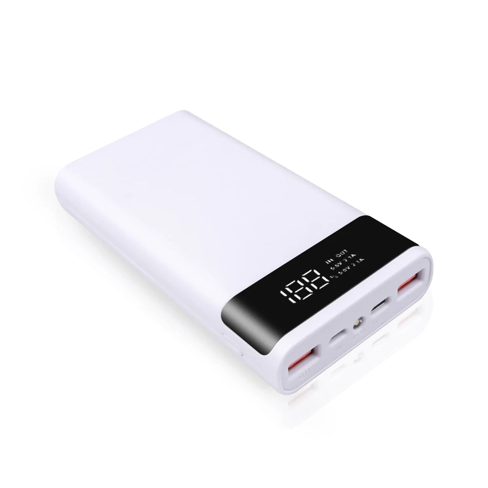 Kebidumei 5V Power Bank Case: Type-C & Micro USB Charger for iPhone, S6, Xiaomi