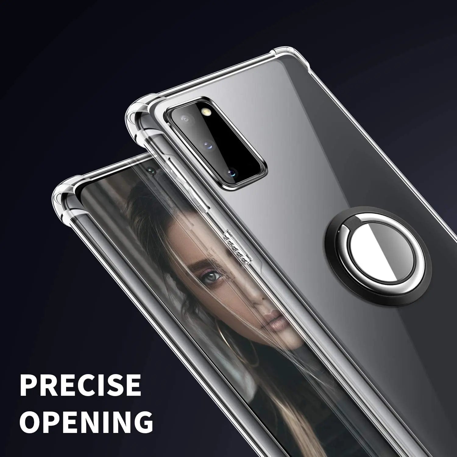 Shockproof Soft Ring Case for Samsung Galaxy S10, Note 10 & More