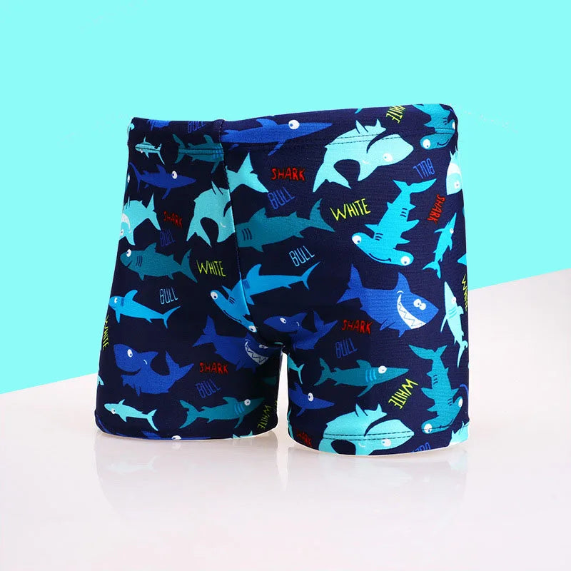 2022 New Cartoon Dinosaur Swim Shorts for Boys