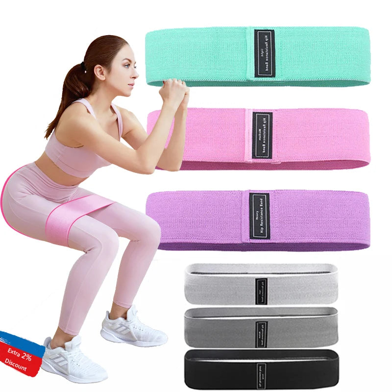 Fitness Resistance Band for Buttocks, Elastic Expander for Home Exercise