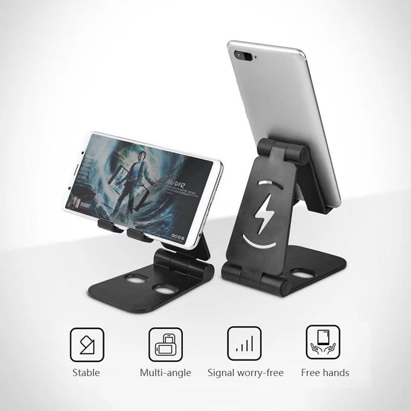 Adjustable Mobile Phone & Tablet Charging Stand with Storage