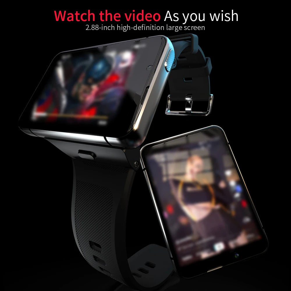 APPLLP MAX 4G Smart Watch with GPS, 2.88" Touch Screen, Dual Cameras