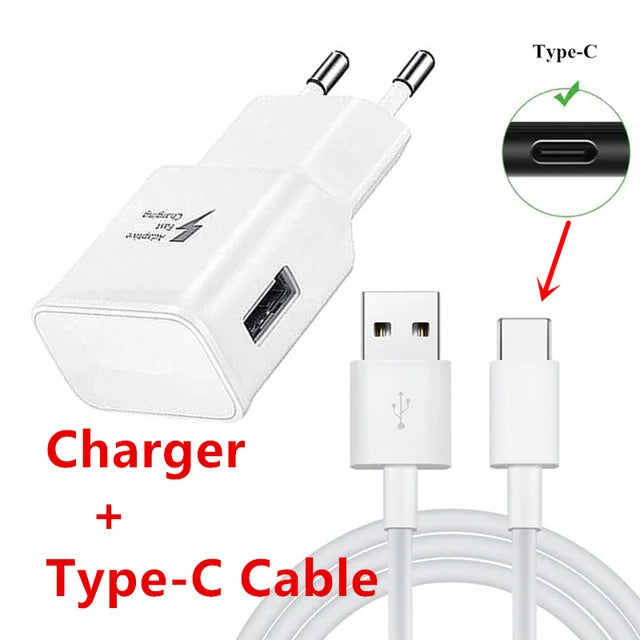 Fast EU USB charger for Samsung.