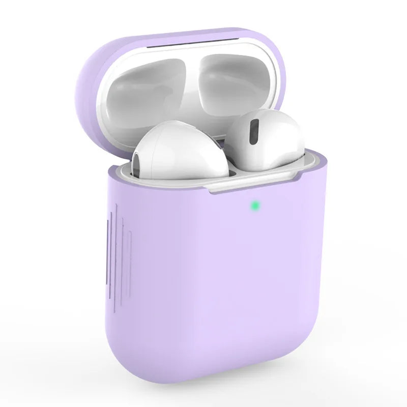 Silicone cases protect AirPods with style.