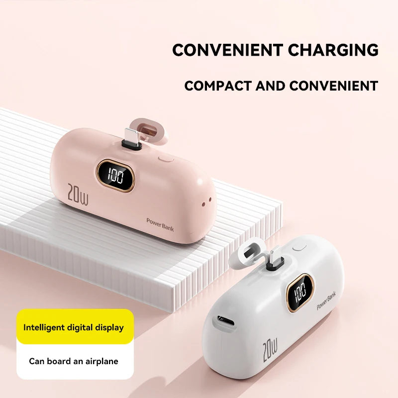 Xiaomi Mini 30,000mAh Power Bank: Built-In Cable Charger