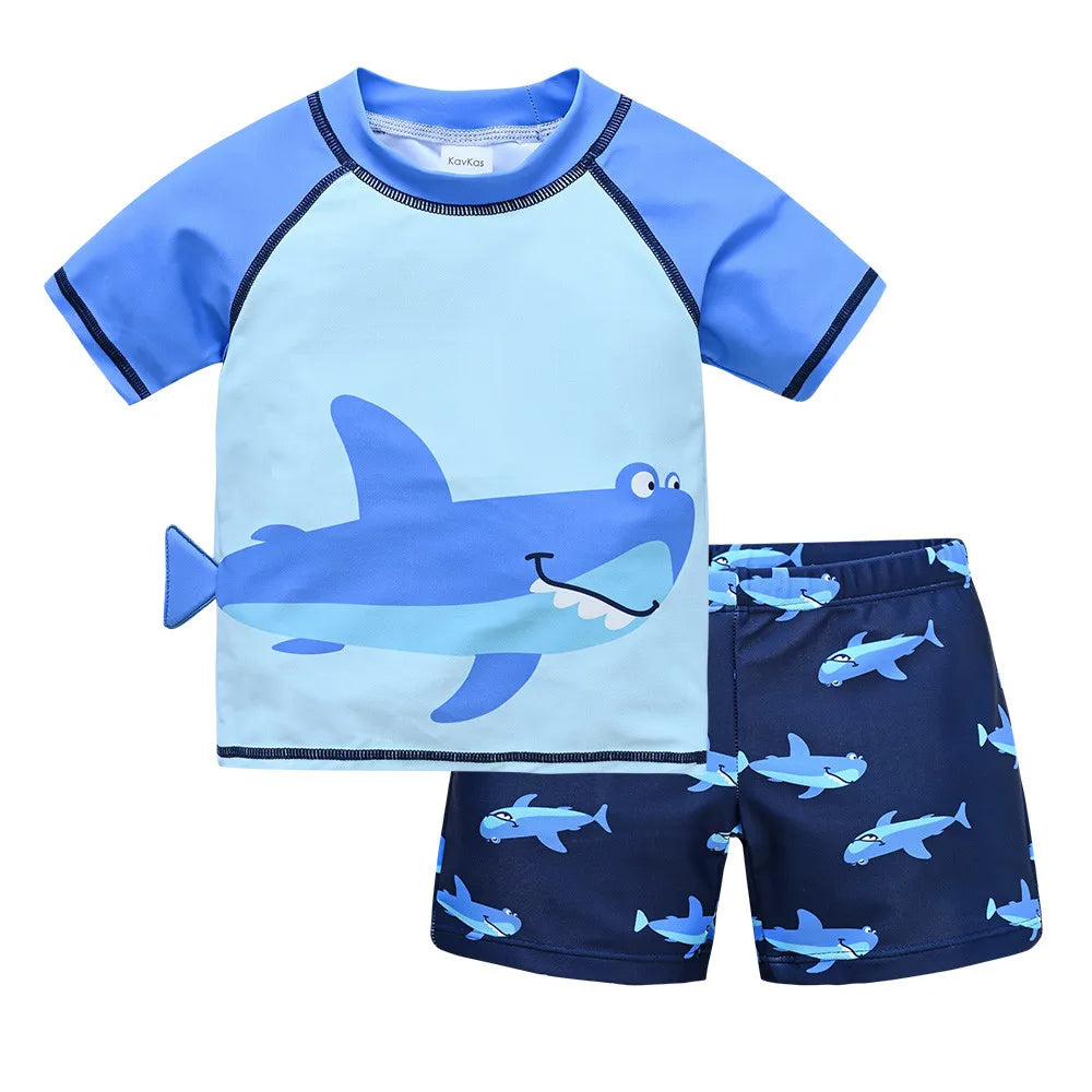 Cool Print Boys' Swimwear Set