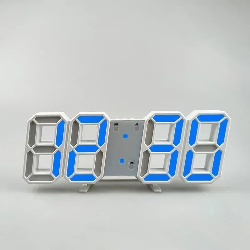 3D LED Digital Alarm Clock for Home & Office