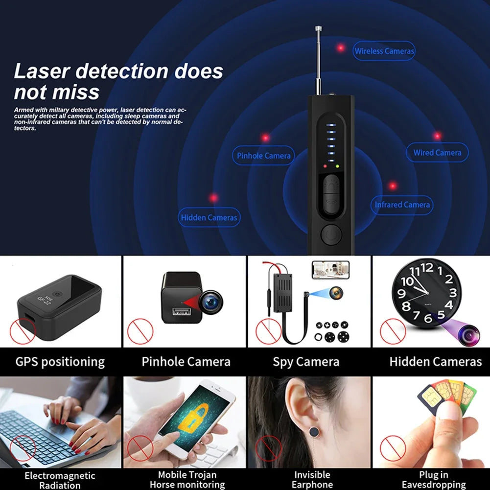 RF Signal Scanner & Hidden Camera Detector