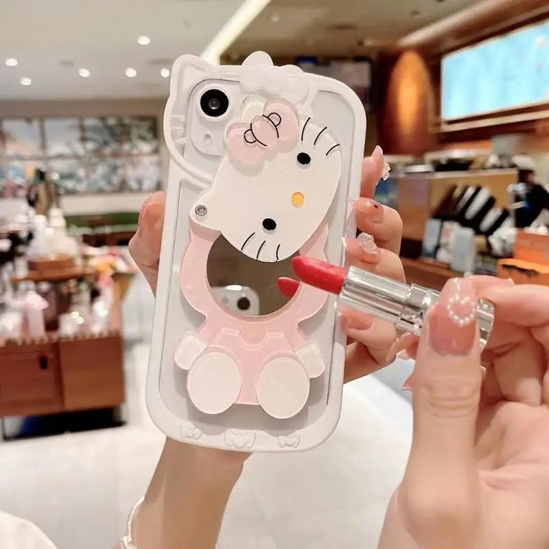Hello Kitty Kawaii Pink Phone Case – Cute Y2K Cover for iPhone