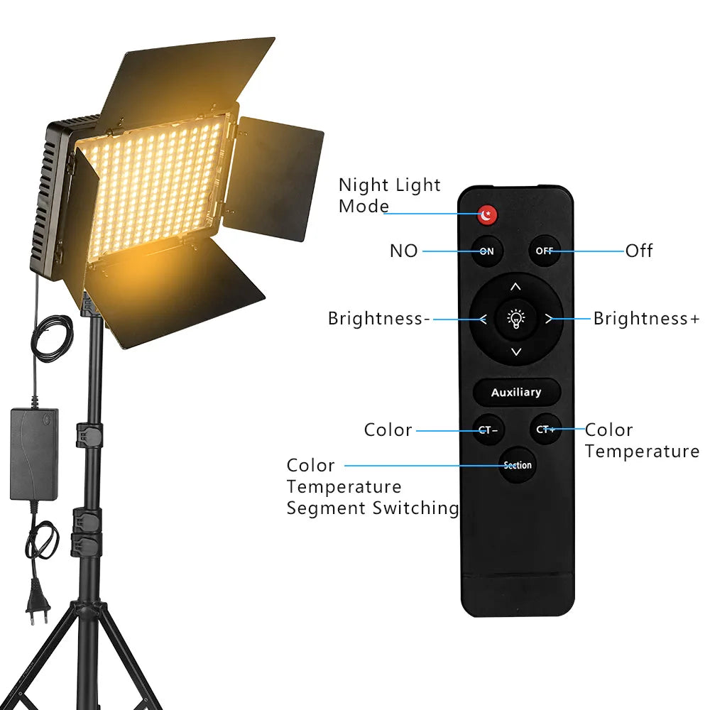 Nagnahz U800+ LED Video Light Photo Studio Lamp