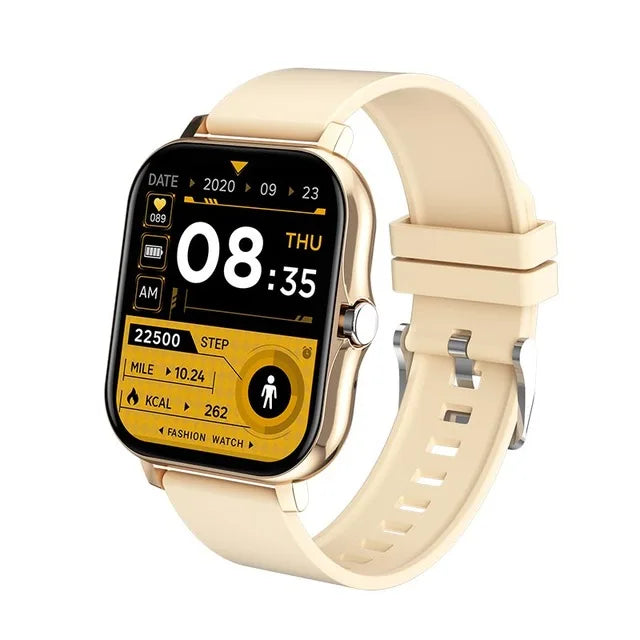 Sport Smartwatch: Fitness, Health Monitor, Waterproof, Bluetooth