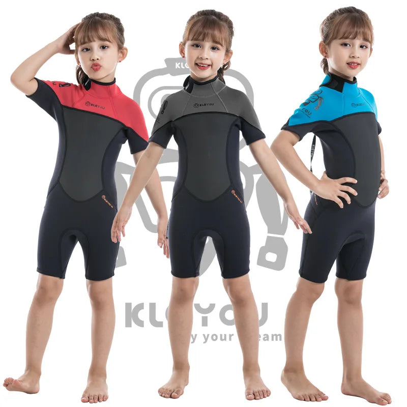 Neoprene Kids Wetsuits: Swimwear for Surfing and Snorkeling