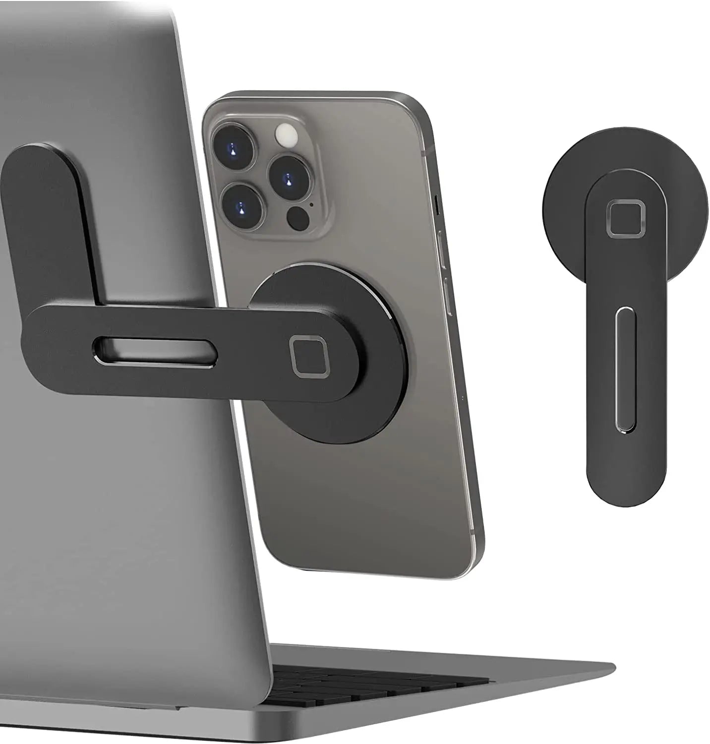 Magnetic Laptop & Monitor Side Phone Holder