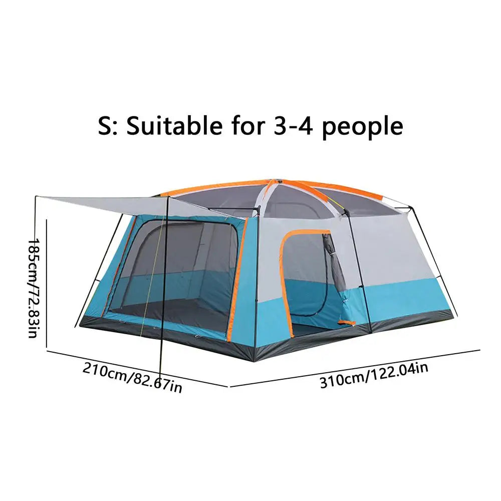 Spacious Waterproof Family Dome Camping Tent