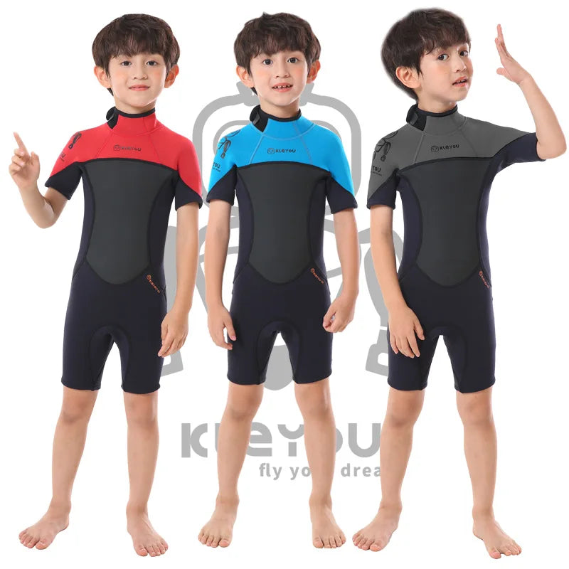 Neoprene Kids Wetsuits: Swimwear for Surfing and Snorkeling