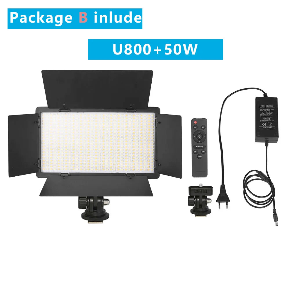 Nagnahz U800+ LED Video Light Photo Studio Lamp