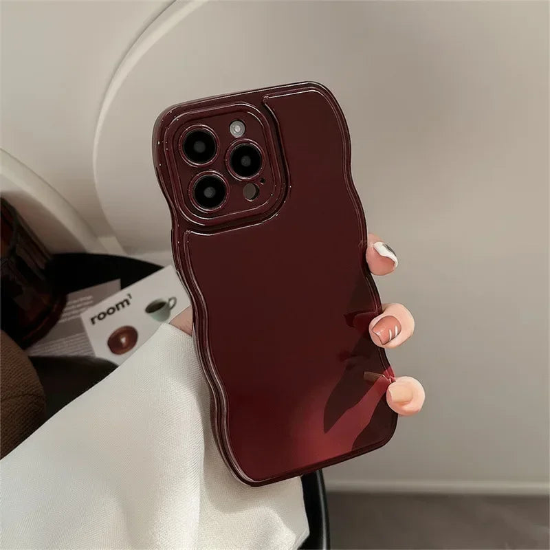 Korean Air Cushion Shockproof Phone Case for iPhone 11-16 Pro Max Plus