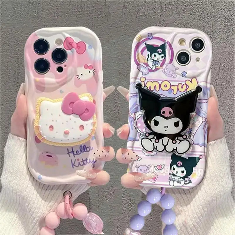 Kuromi Hello Kitty Bracelet Case - iPhone 16/15/14/13/12/11 Pro Max
