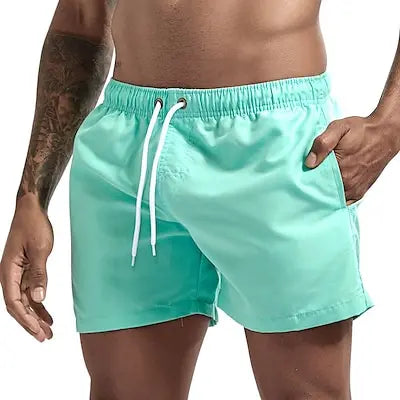 Men's Quick-Dry Swim Trunks with Pockets