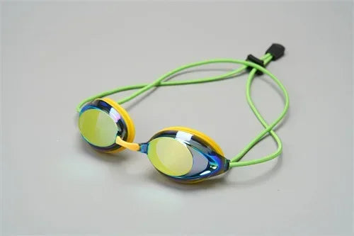 Bright Color Electroplated Swimming Goggles with Rope Head