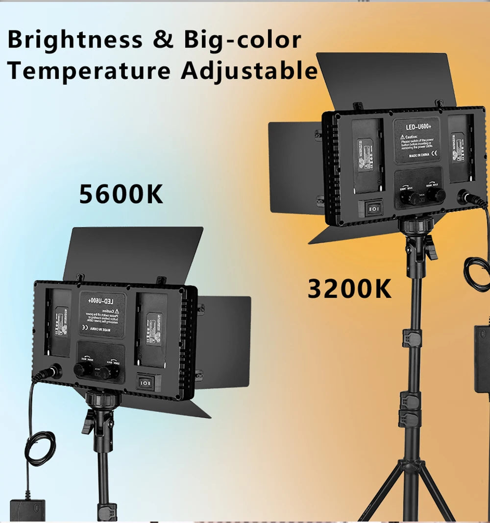 Nagnahz U800+ LED Video Light Photo Studio Lamp