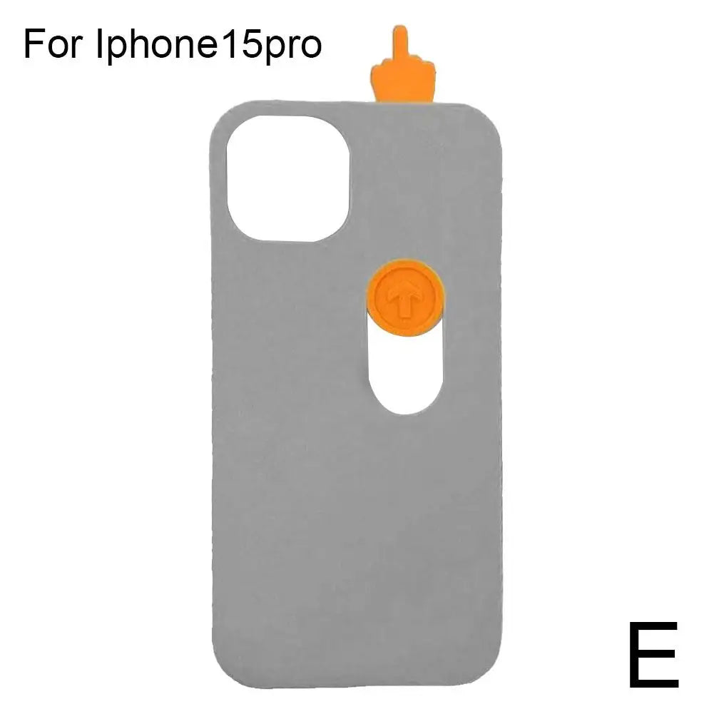 Funny 3D Sliding Middle Finger iPhone Case – Cute Gift Idea