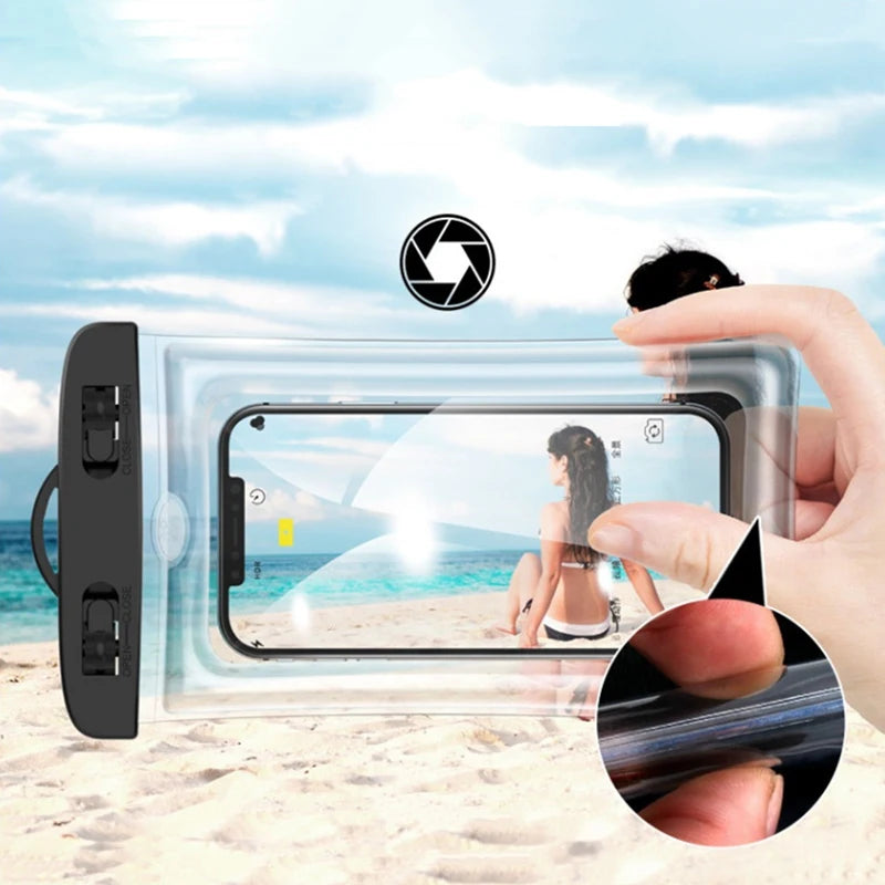 Floating Waterproof Phone Case for Swimming and Rain