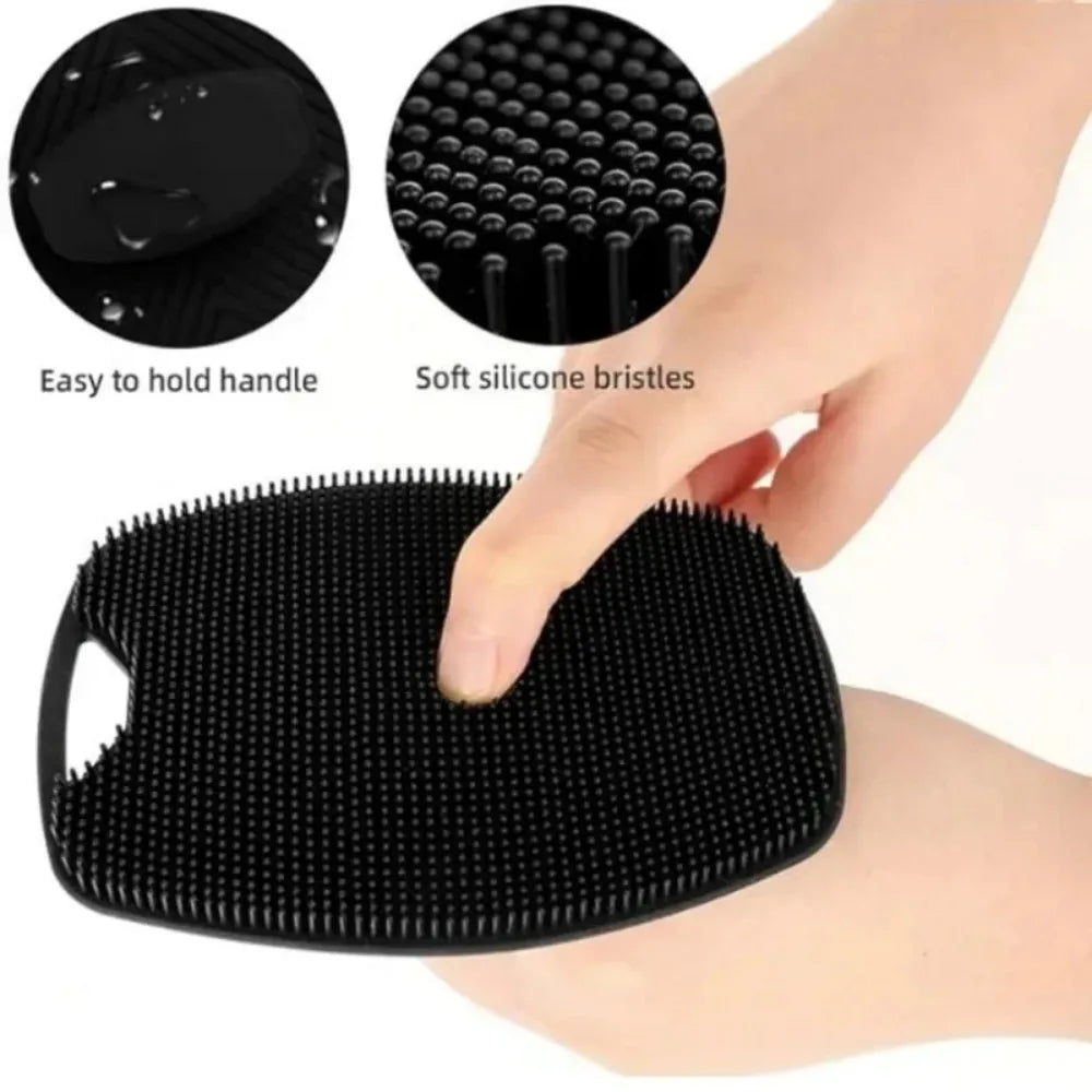 Soft Silicone Body Scrubber Brush for Shower & Massage