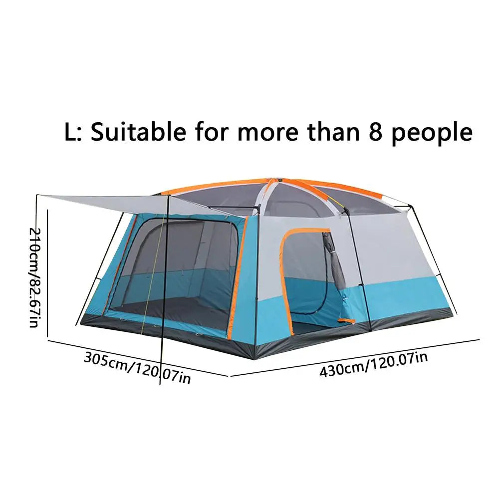 Spacious Waterproof Family Dome Camping Tent