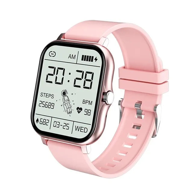 Sport Smartwatch: Fitness, Health Monitor, Waterproof, Bluetooth