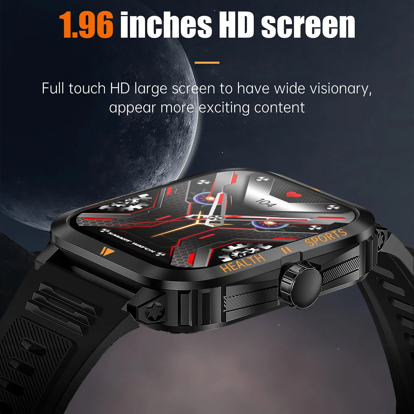 2024 Outdoor Smartwatch with Blood Pressure Measurement