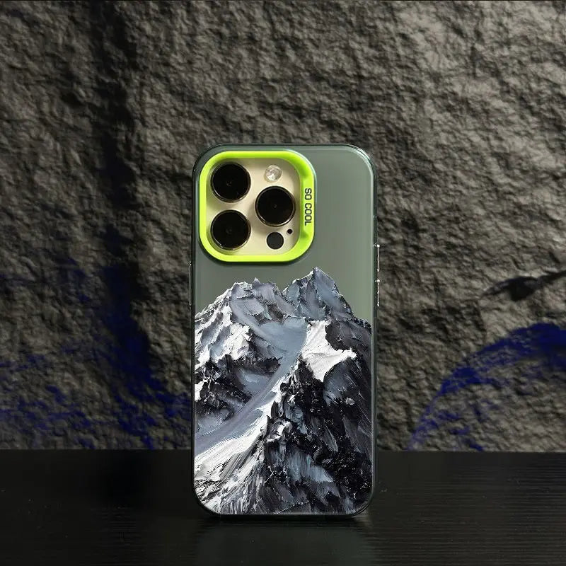 Beautiful Snow Mountain iPhone Case - Soft Anti-Fall Back Cover