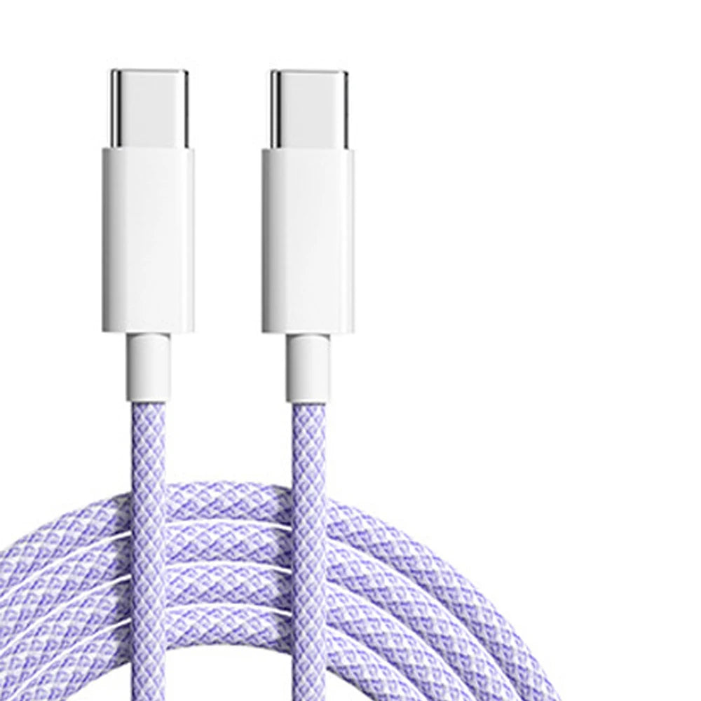 Fast charging USB-C cable for smartphones.