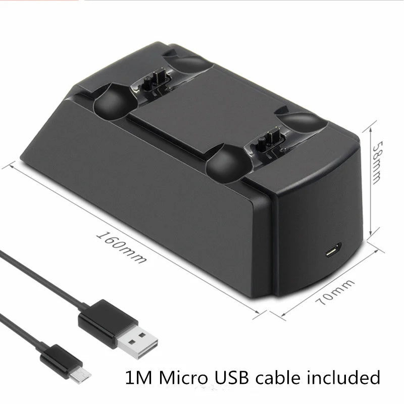 Dual USB charger for PS4 controllers.