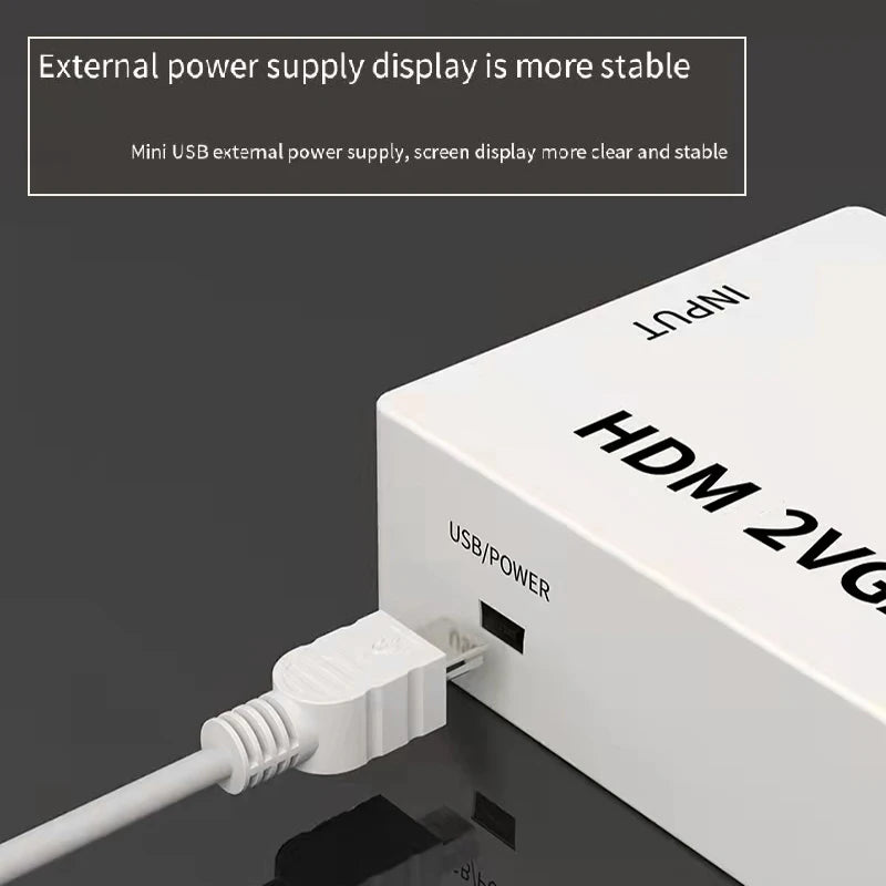 HDMI to VGA Converter with Audio