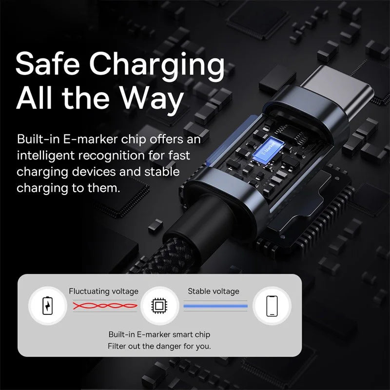 Baseus USB Cable: Fast Charging Solution.