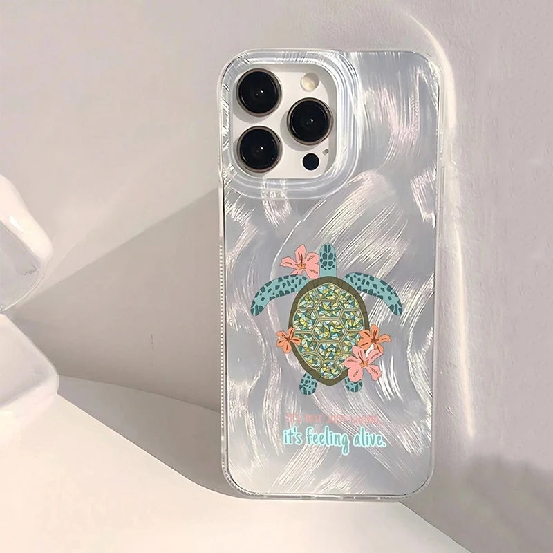 Seashell Starfish iPhone Case for 7-16 Pro Max, Plus, XS, SE2