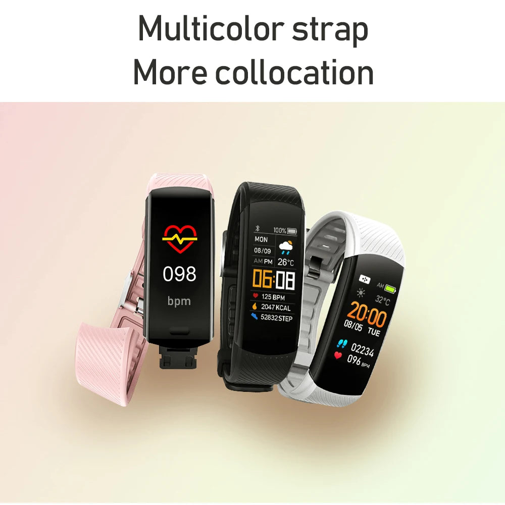 2024 Fitness Smartwatch - Heart Rate Monitor, Waterproof, for iPhone & Android