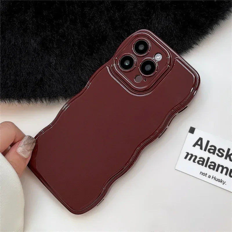 Korean Air Cushion Shockproof Phone Case for iPhone 11-16 Pro Max Plus