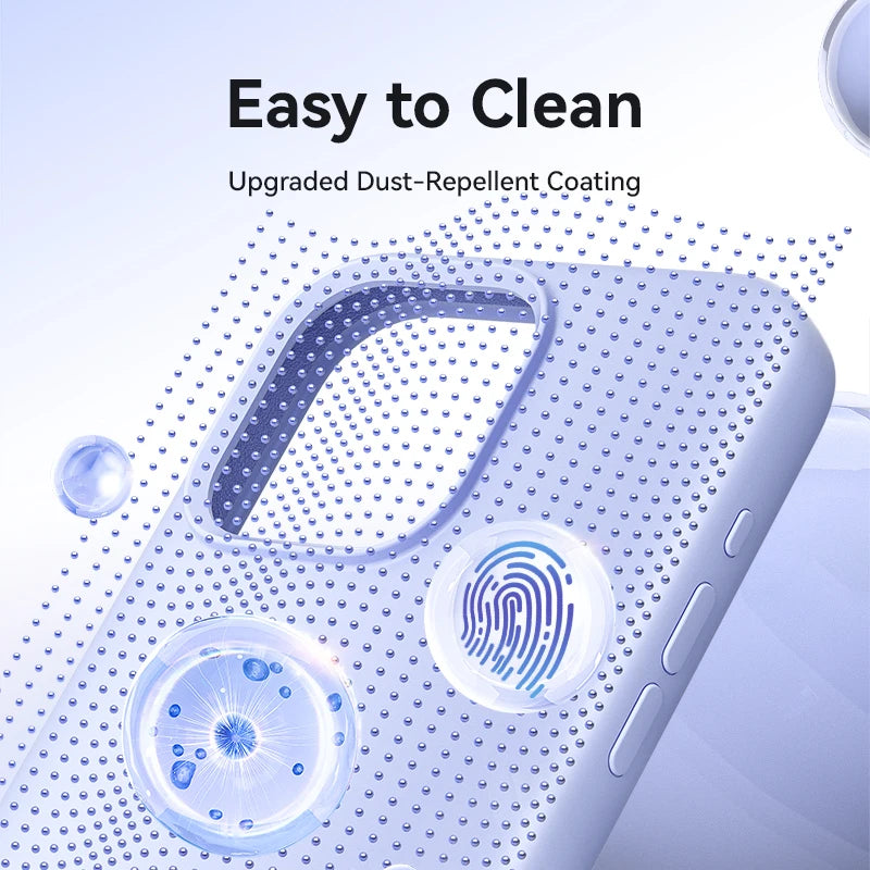 Vention Liquid Silicone Magnetic iPhone Case for 13-15 ProMax, Wireless Charging