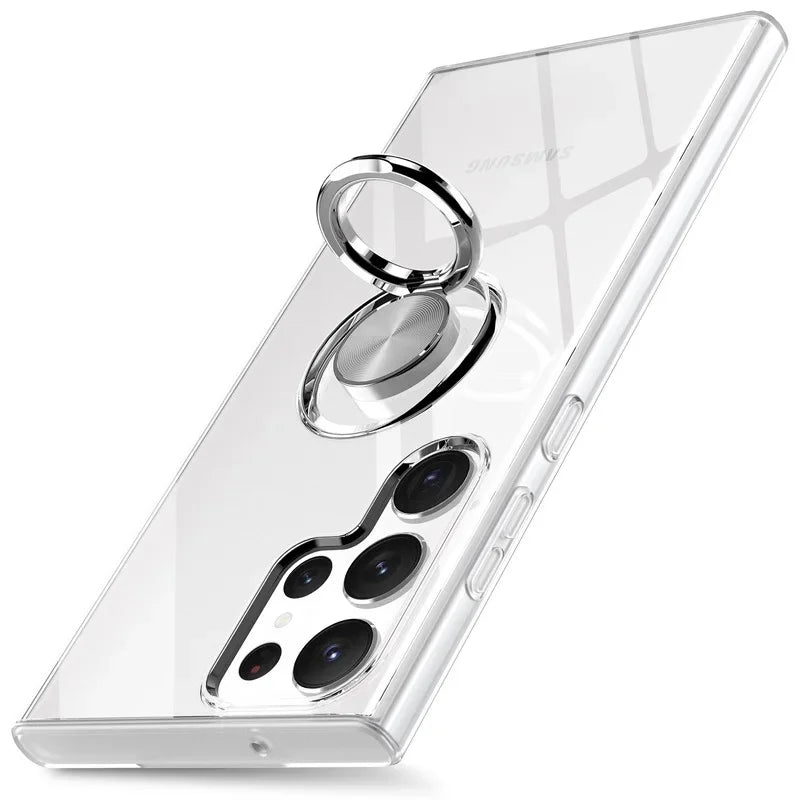 Magnetic Metal Ring Holder Samsung Galaxy Phone Case