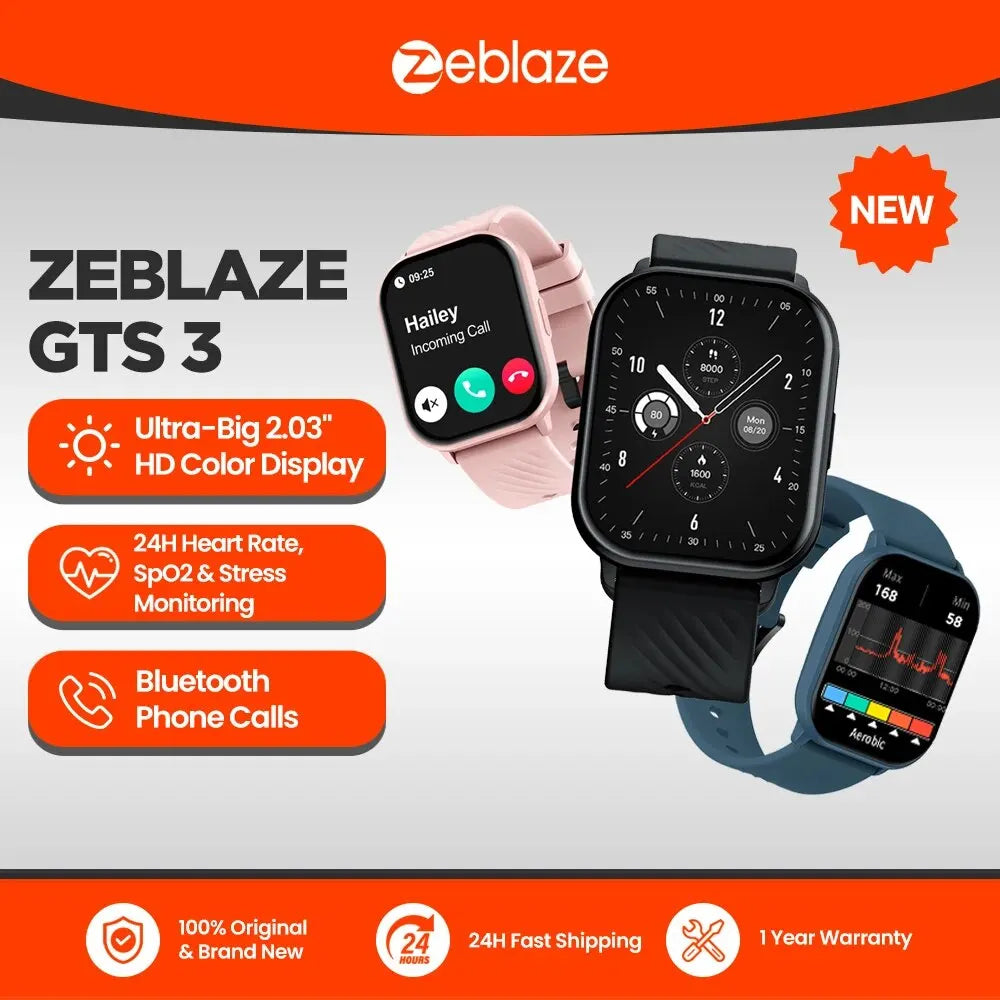 Zeblaze GTS 3 Voice Calling Smart Watch