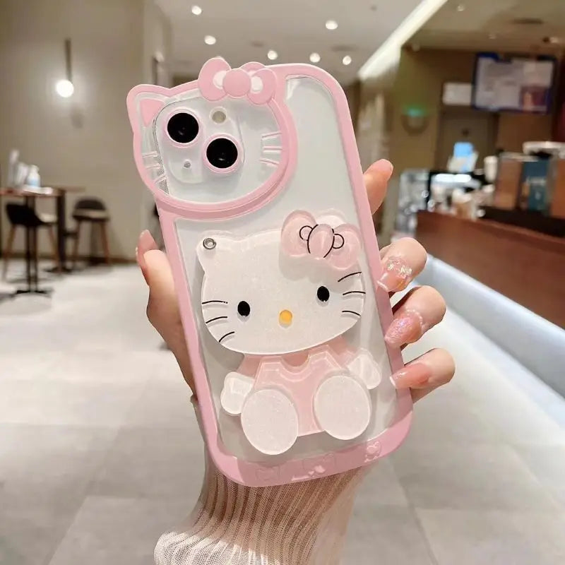 Hello Kitty Kawaii Pink Phone Case – Cute Y2K Cover for iPhone