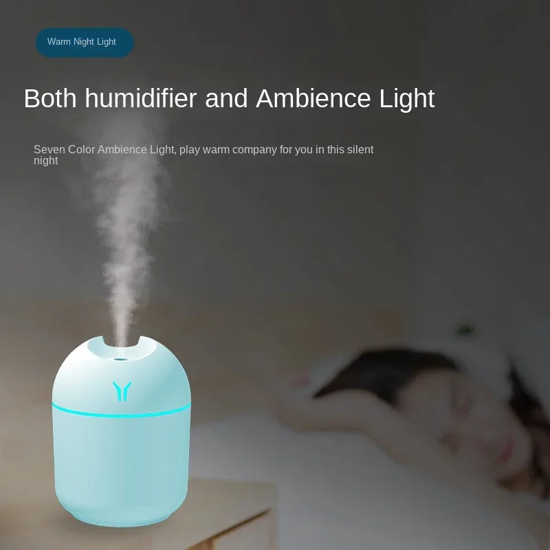 250ML USB humidifier: aromatherapy, home, car.